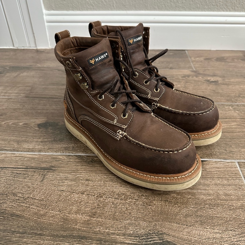 Hawx Men's Brown Work Boots